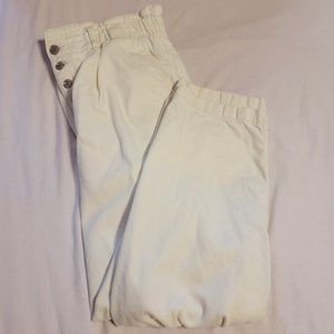 Time & Tru Elastic Ruffle Jeans